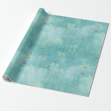 Aqua Reed Spring-gavpapper