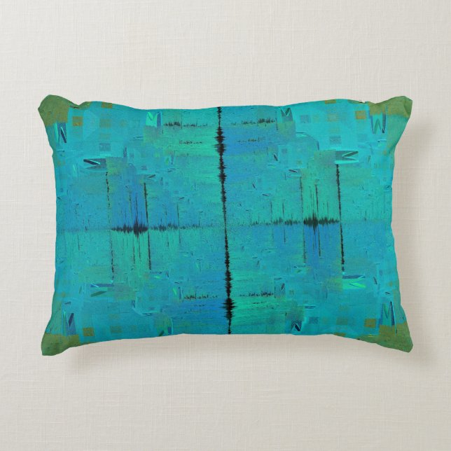 Aqua Resonance Prydnadskudde (Framsidan)