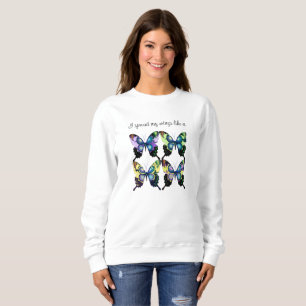 Aqua, Rosa och Gult - Elegant Butterflies T Shirt