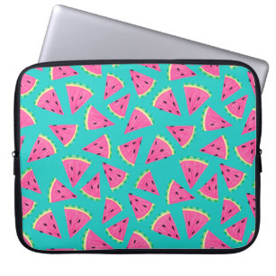 Aqua/Rosa Watermelon Laptop sleeve
