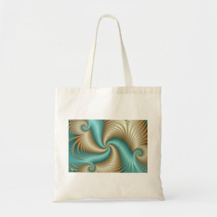 Aqua Satin - Fractal Tygkasse