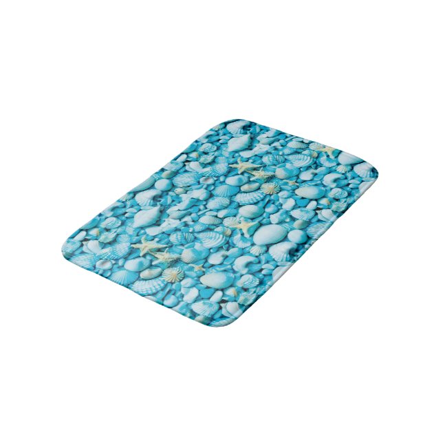 Aqua Shellscape Bath Mat Badrumsmatta (Vinklad)