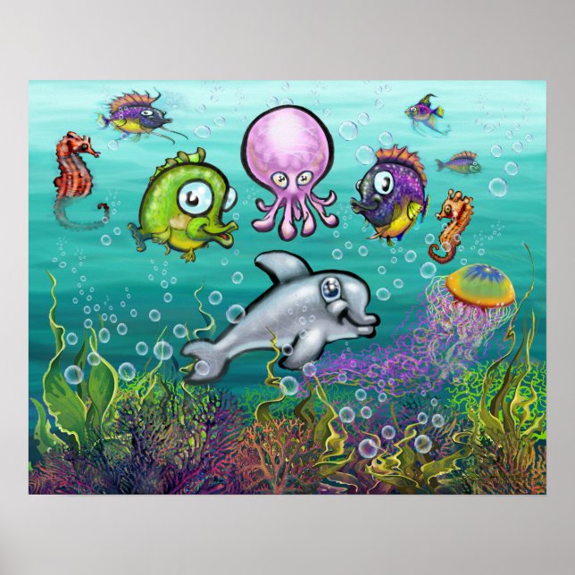 Aqua Spädbarn Poster (Framsidan)