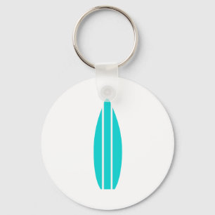 Aqua Surfboard Nyckelring