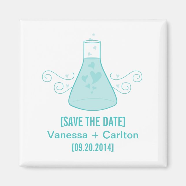 Aqua Sweet Chemistry Spara datum magneter (Framsidan)