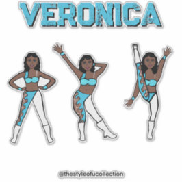 Aqua Swirl #1 Klistermärken