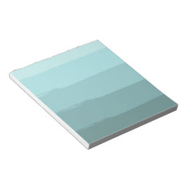 Aqua Teal Abstrakt Rand Anteckningsblock