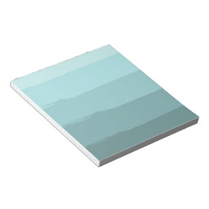 Aqua Teal Abstrakt Rand Anteckningsblock