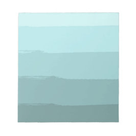 Aqua Teal Abstrakt Rand Anteckningsblock