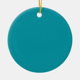 Aqua Teal Background på en Ornament
