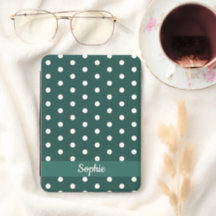Aqua Teal Trendig Chic Prickiga Punkter Anpassat N