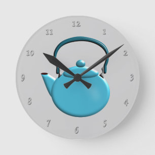Aqua Tekanna Design Rund Klocka
