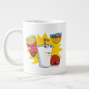Aqua Tonåring Hungrig Force Explosive Graphic Jumbo Mugg