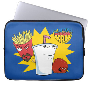 Aqua Tonåring Hungrig Force Explosive Graphic Laptop Fodral