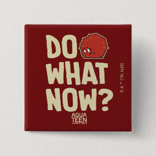 Aqua Tonåring Hungrig Force Meatwad "Do What Now"? Knapp