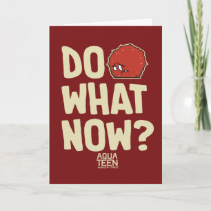 Aqua Tonåring Hungrig Force Meatwad "Do What Now"? Kort
