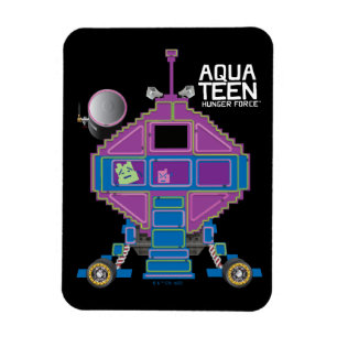 Aqua Tonåring Hungrig Force Mooninites Car Magnet