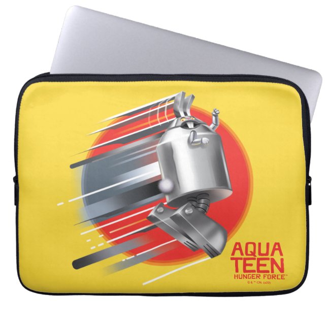 Aqua Tonåring Hungrig Force Rabbot Laptop Fodral (Framsidan)