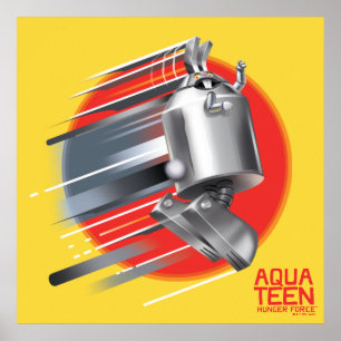 Aqua Tonåring Hungrig Force Rabbot Poster