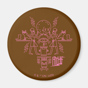 Aqua Tonåring Hungriget Force Hieroglyphics (tving Magnet