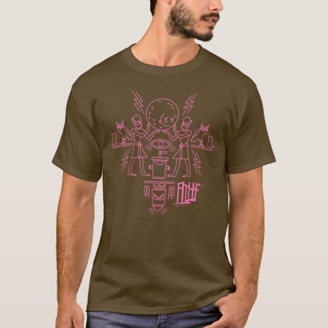 Aqua Tonåring Hungriget Force Hieroglyphics (tving T Shirt (Framsida)