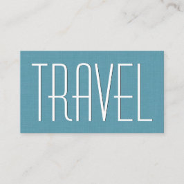 Aqua TRAVEL AGENCY Simple Stil V63H Visitkort
