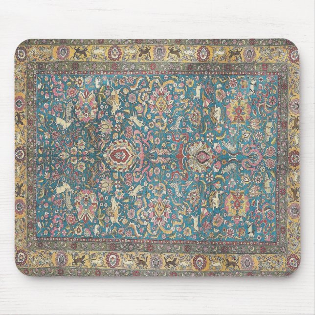 Aqua Turkisk design - Mousepad - HAMbyWG Musmatta (Framsidan)