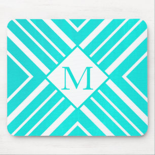 Aqua Turkos Acrylic Geometric Musmatta