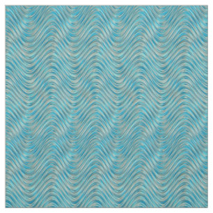 Aqua Turquise Blue Grönt Ocean Sea Vinkarare Mön Tyg
