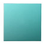 Aqua Turquoise doppad färg Ombre Kakelplatta<br><div class="desc">anpassad kakel</div>