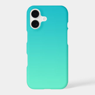 Aqua Turquoise Ombre Gradient, Minimalistisk Moder