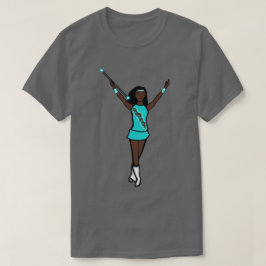 Aqua Twirl Girl T-Shirt