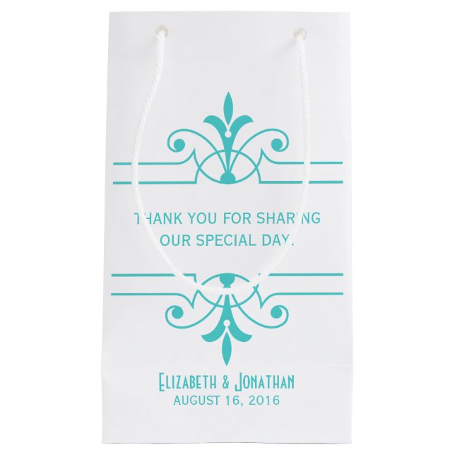 Aqua v2 Finare Ornamental Gift Bag (Framsidan)