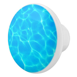 Aqua Vatten Mönster med reflektion Vinkarare Knopp