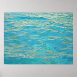 Aqua vatten poster