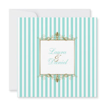 Aqua, White Rand med inbjudan till Guld Scrollsar