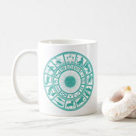 Aqua Zodiac Mugg