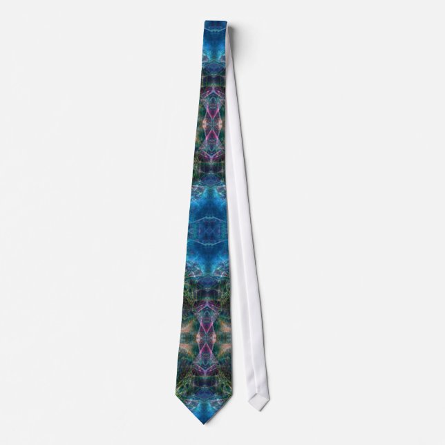 Aquadelia Fantasy Fractal Art Mode Tie Slips (Framsida)