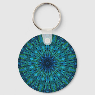 AquaexplosionKaleidoscope Nyckelring