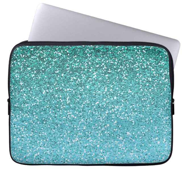 Aquaglitter Ombre Laptop Sleeve (Framsidan)