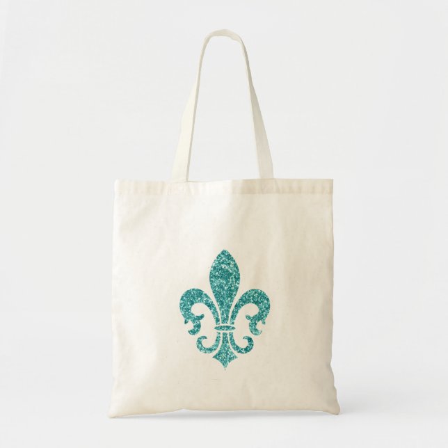 AquaglitterLook Fleur de Lis Tygkasse (Framsidan)