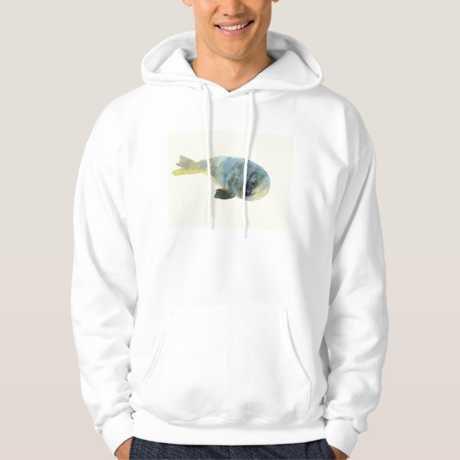 Aquagrönt Hoodie (Framsida)