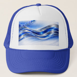 Aqualume Flow - Blue Silver Wave Energy Mug Keps