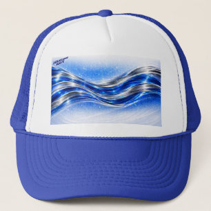 Aqualume Flow – Blue Silver Wave Energy Mug Lastb Keps