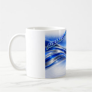 Aqualume Flow Shirt – Blå Silvervåg Energidesign Kaffemugg