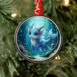 Aqualumi – Keeper of Coral Dreams.  Julgransprydnad Metall