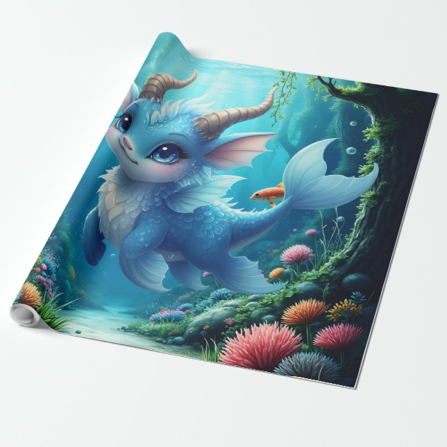 Aqualumi – Keeper of Coral Dreams.  Presentpapper (Utrullad)