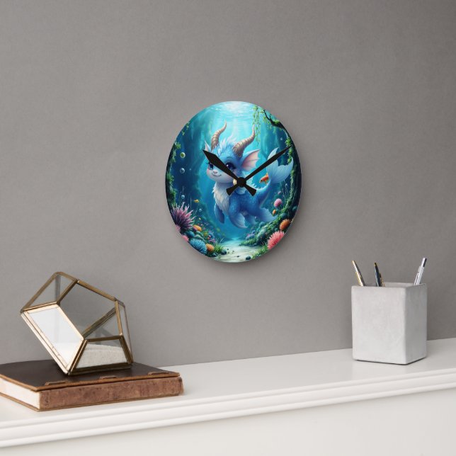 Aqualumi – Keeper of Coral Dreams.  Rund Klocka (Kontor)