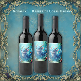 Aqualumi – Keeper of Coral Dreams.  Vinflaska Etikett