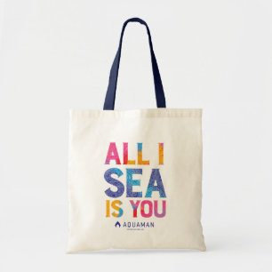 Aquaman   "All I Sea Is You" färgfläckig Paisley Tygkasse